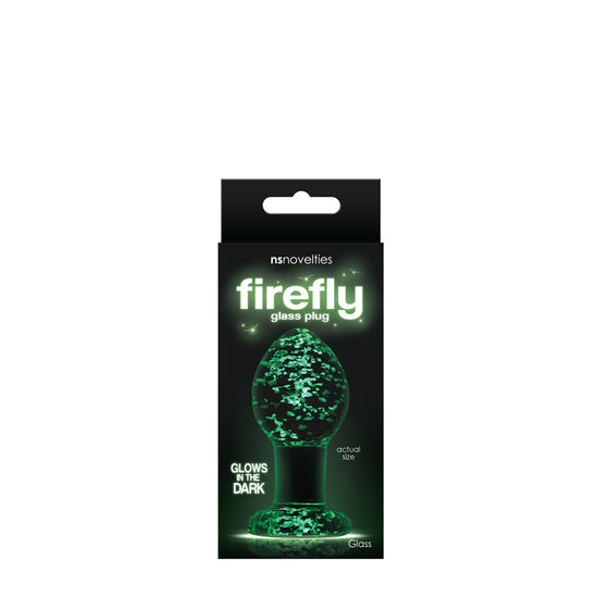 Firefly Glass Plug Medium Clear