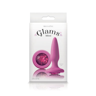 Glams Mini Pink Gem Butt Plug