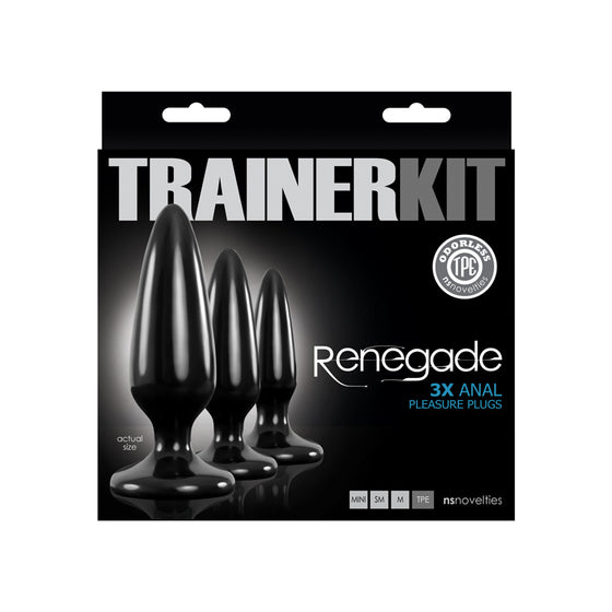 Renegade Pleasure Plug 3 Pieces Trainer Kit