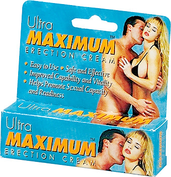 Ultra Maximum Erection Cream .5 Oz.