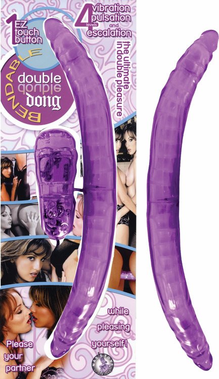 Bendable Double Dong Purple