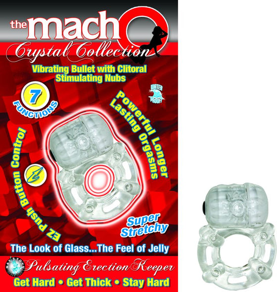 Macho Crystal Collection Pulsating Erection Keeper Cle