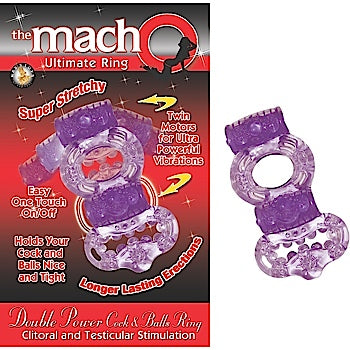 Double Power Cock & Balls Ring