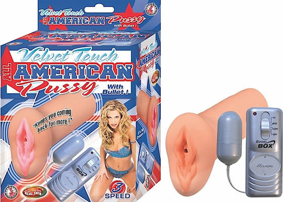 Velvet Touch All American Pussy WBullet Flesh