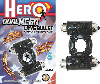 Hero Dual Mega Love Bullet Black