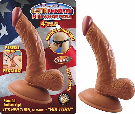 Latin American Mini Whoppers 4in Curved Dong Wballs La