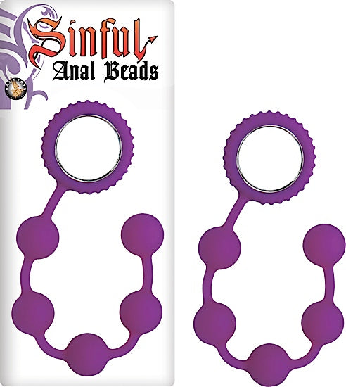 Sinful Anal Beads Purple