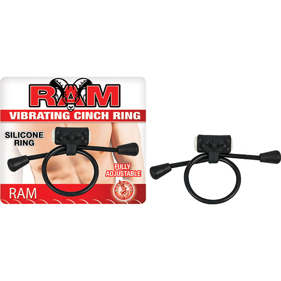 Ram Cinch Ring Vibrating Black