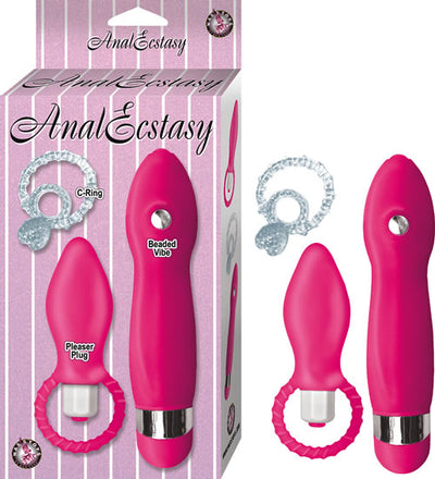 Anal Ecstasy Kit Clear Pink