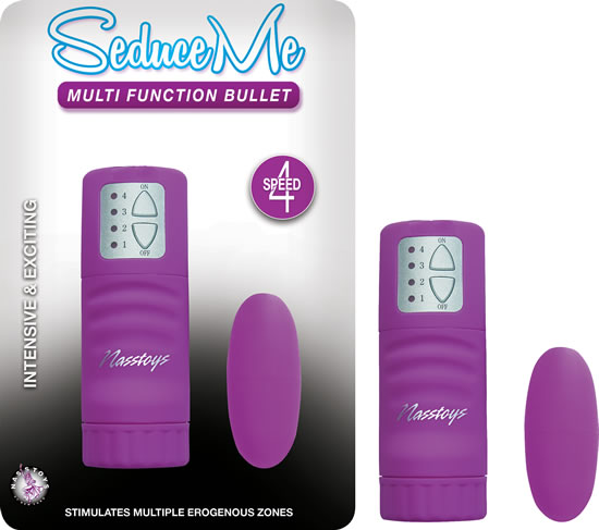 Seduce Me Multi Function Bullet Purple