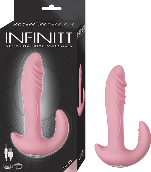 Infinitt Rotating Pink Dual Massager