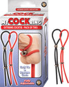 My Cockring Extreme Cocktie 2 Pack - Black & Red