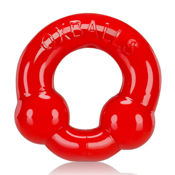 Ultra Balls Cockring 2 Pack SteelRed