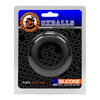 Air Airflow Cockring Oxballs SiliconeTpr Blend Black Ice