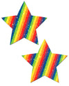 Pastease Rockstar Glittering Double Rainbow Star