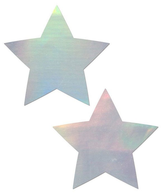 Pastease Holographic Star Silver