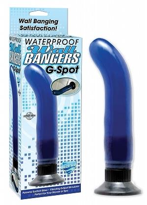 Waterproof G Spot Wall Banger - Blue