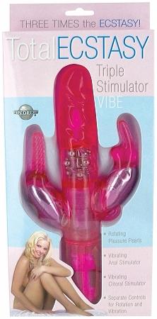 Total Ecstasy Triple Stimulator Vibrator