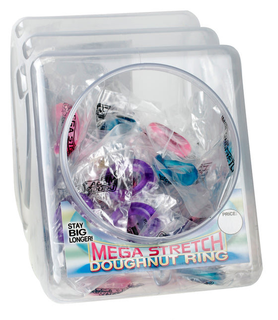 Mega Stretch Doughnut Ring Display 72 Pieces