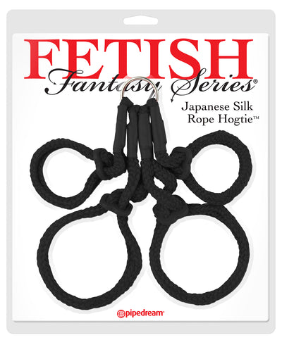 Fetish Fantasy Japanese Silk Rope Hogtie Black