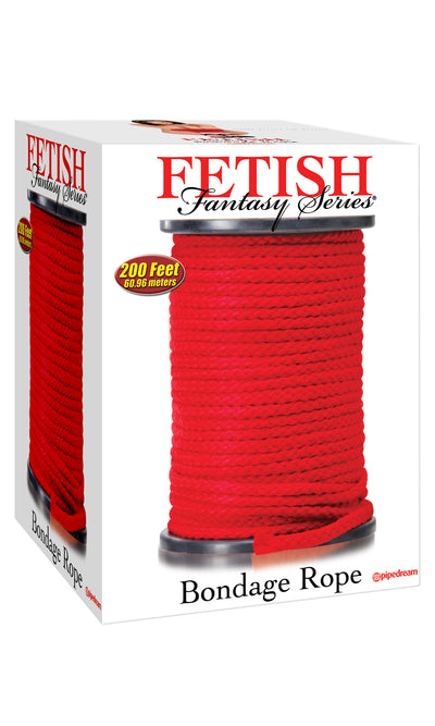 Fetish Fantasy Bondage Rope Red 200 Feet