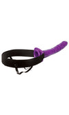 Fetish Fantasy 10in Purple Passion Hollow Strap On