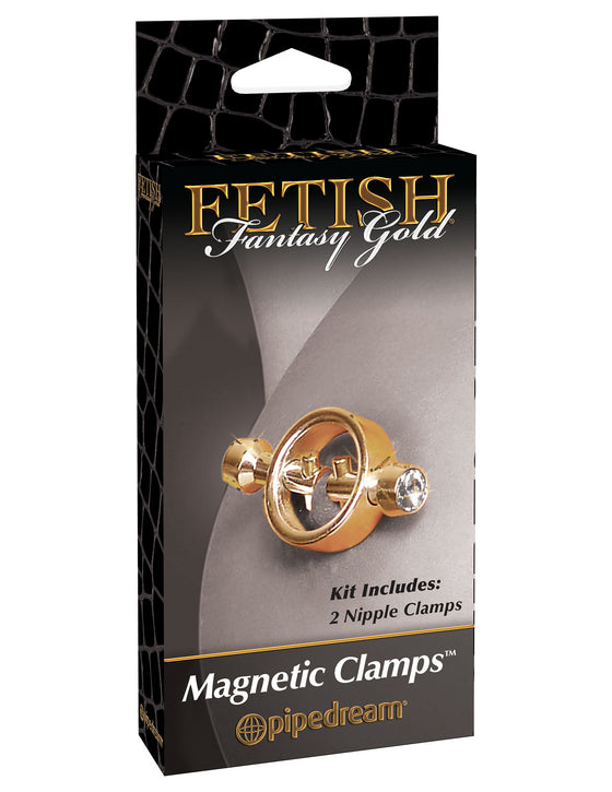 Fetish Fantasy Gold Magnetic Clamps
