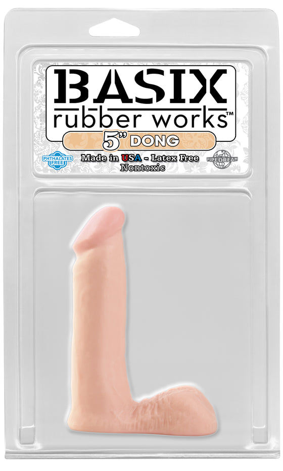 Basix Ruber Works 5in Dong Flesh