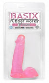 Basix Rubber Works Pink 6in Dong