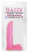 Basix Rubber Works Pink 7.5in Dong
