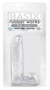 Basix Rubber Works 7.5in Dong Clear