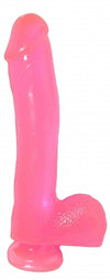 Basix Rubber Works 10in Pink Dong WSuction Cup