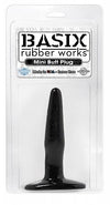 Basix Rubber Works Mini Butt Plug Black