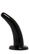 Basix Rubber Works 4.5in His & Her Butt Plug Black
