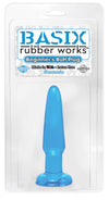 Basix Rubber Works 3.5in Beginners Butt Plug Blue