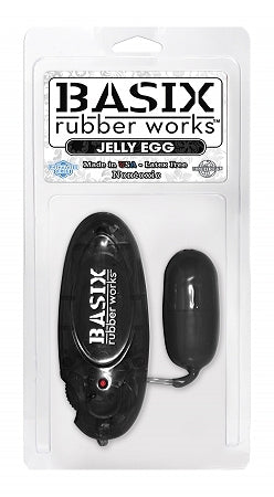 Basix Rubber Works Jelly Egg Black