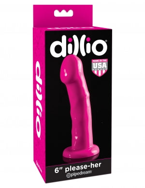Dillio 6 Please Her Pink Dong 