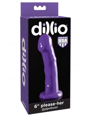 Dillio 6 Please Her Purple Dong "