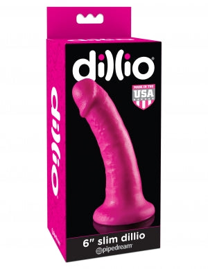 Dillio 6 Slim Pink Dong "