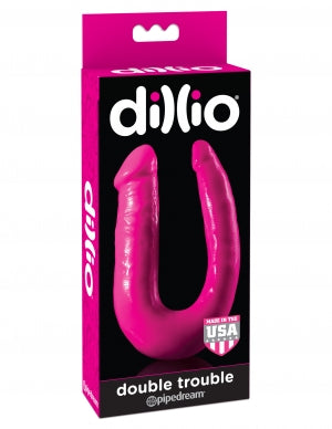 Dillio Double Trouble Pink Dong