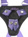 Dillio 7 Strap On Suspender Harness Set Purple "