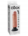 King Cock 6in Cock Flesh Vibrating
