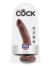 King Cock 7in Cock Brown