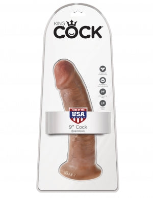 King Cock 9 Cock Tan "