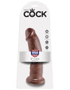 King Cock 9in Cock Brown