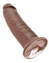 King Cock 10in Cock Brown