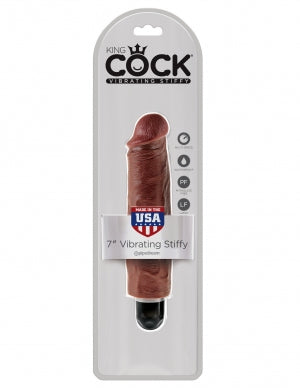 King Cock 7 Vibrating Stiffy "