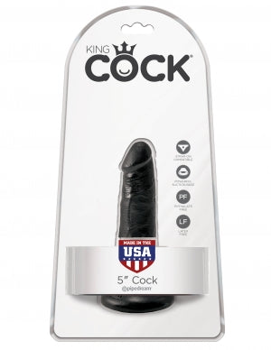 King Cock 5 Cock Black "