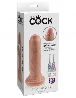 King Cock 6 Uncut Flesh "