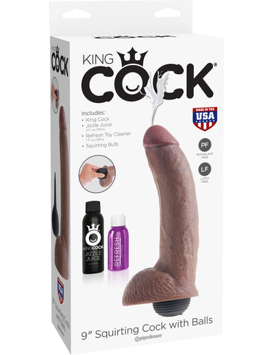 King Cock 9 Squirting Brown 
